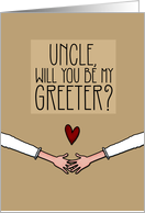 Uncle - Will you be my Greeter? - from Lesbian Couple card