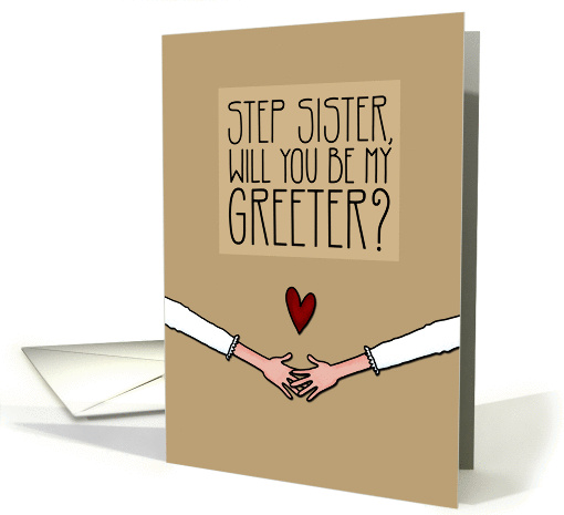 Step Sister - Will you be my Greeter? - from Lesbian Couple card