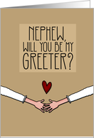 Nephew - Will you be my Greeter? - from Lesbian Couple card