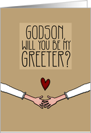Godson - Will you be my Greeter? - from Lesbian Couple card