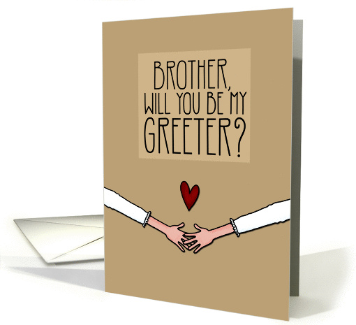 Brother - Will you be my Greeter? - from Lesbian Couple card (1048305)