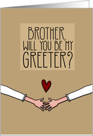 Brother - Will you be my Greeter? - from Lesbian Couple card