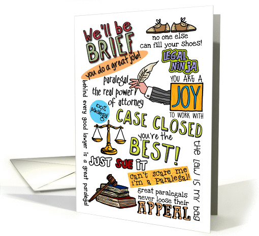 Happy Paralegal Day - wordcloud card (1050287)