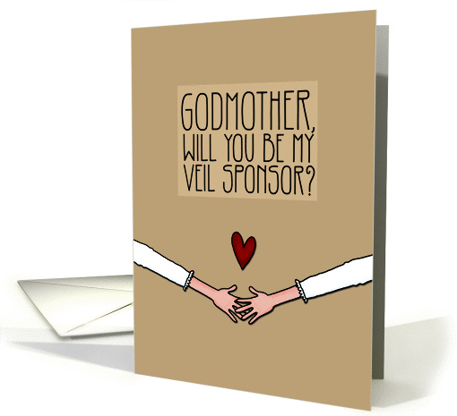 Godmother - Will you be my Veil Sponsor? - Lesbian Couple card
