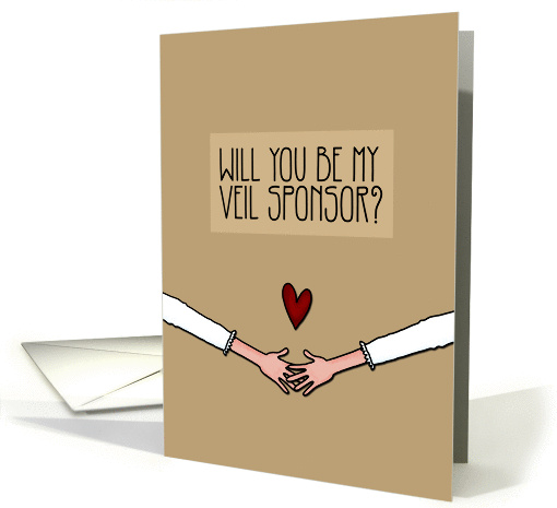 Will you be my Veil Sponsor? card (1052639)
