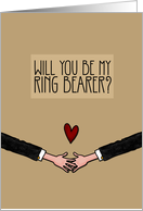 Will you be my Ring Bearer? - from Gay Couple card