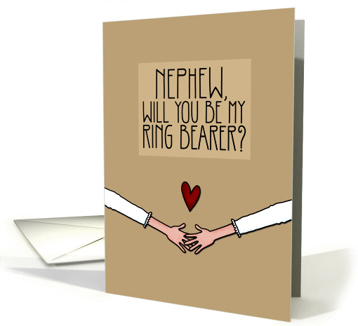 Nephew - Will you be my Ring Bearer? - from Lesbian Couple card