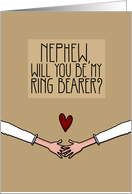 Nephew - Will you be my Ring Bearer? - from Lesbian Couple card