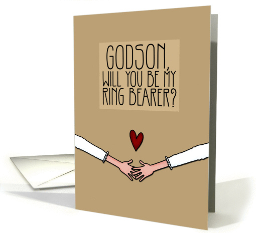 Godson - Will you be my Ring Bearer? - from Lesbian Couple card