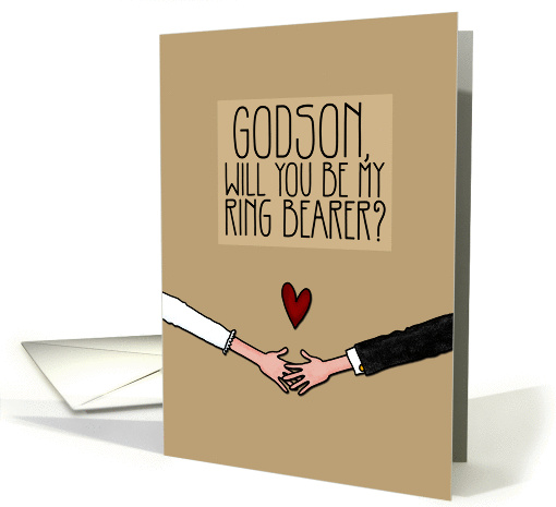 Godson - Will you be my Ring Bearer? card (1053409)