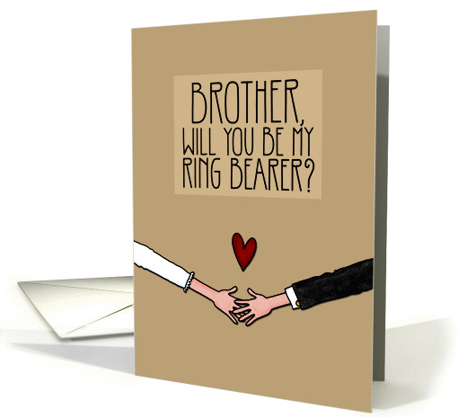 Brother - Will you be my Ring Bearer? card (1053413)