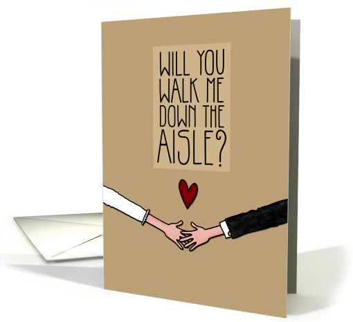 Will you walk me down the Aisle? card (1053421)