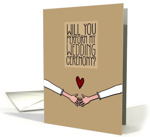 Will you perform my Wedding Ceremony? - from Lesbian Couple card