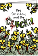 Son in Law - What the Cluck?! - Zombie Easter Chickens card