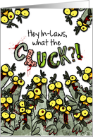 In-Laws - What the Cluck?! - Zombie Easter Chickens card