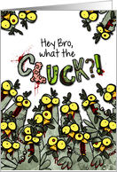 Brother - What the Cluck?! - Zombie Easter Chickens card