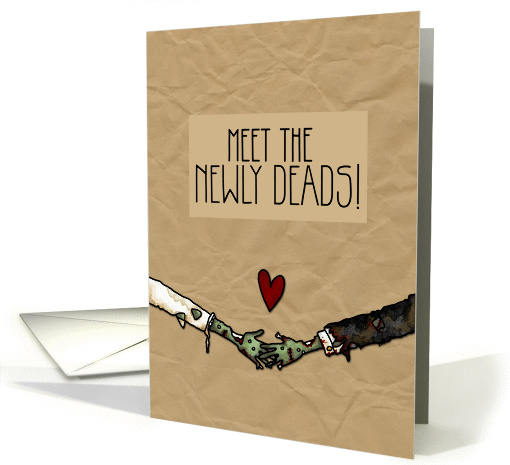 Zombie themed Wedding Announcement card (1062099)