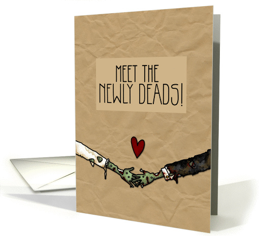 Zombie themed Wedding Announcement card (1062099)