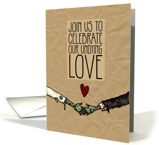 Zombie themed Wedding Invitation card (1062137)