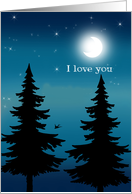 I Love You - Soft Serenity Notes For Hospice Patient card