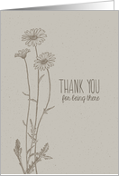 Thank You - Soft Serenity Notes For Hospice Patient card