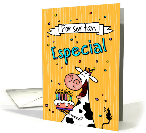 Feliz Da de la Secretaria - vaca card (1078198)