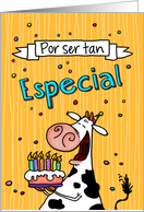 Feliz Da de la Secretaria - vaca card