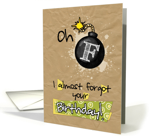 F-bomb birthday card (1084834)