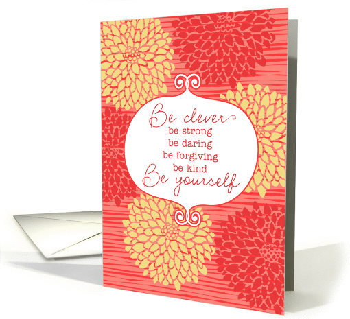 Congratulations Graduate - Floral Encouragement for Her card (1096678)