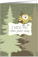 I Miss You While You...