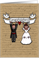 Congratulations - Wedding Couple card