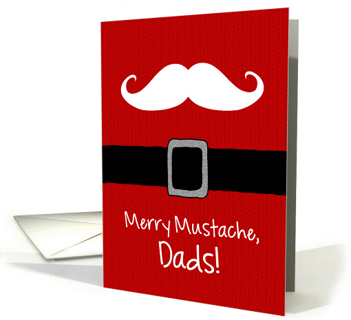 Merry Mustache - 2 Dads card (1172606)