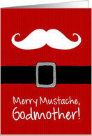 Merry Mustache - Godmother card