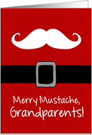 Merry Mustache - Grandparents card