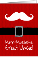 Merry Mustache - Great Uncle card