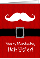 Merry Mustache - Half Sister card