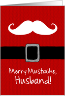 Merry Mustache - Husband card