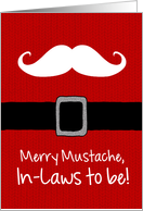 Merry Mustache - In-Laws to be card