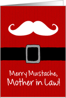 Merry Mustache - Mother in Law card