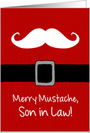 Merry Mustache - Son in Law card