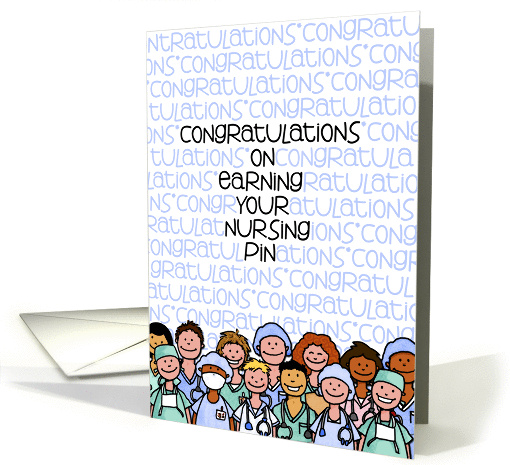 Congratulations - Earning your Nurses Pin card (1208168)