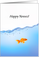 Goldfish in Water - Happy Norooz card