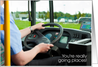 New Bus Driver Congratulations card