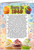 fun facts birthday - 1949 card