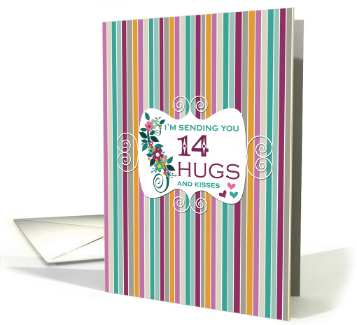 14 Hugs - Happy Birthday card (1268226)