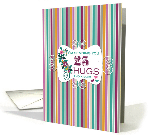 23 Hugs - Happy Birthday card (1268288)