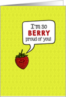 Berry Proud - Encouragement for Child with Diabetes card