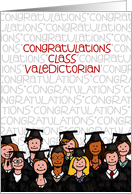 Class Valedictorian Congratulations to Graduate card