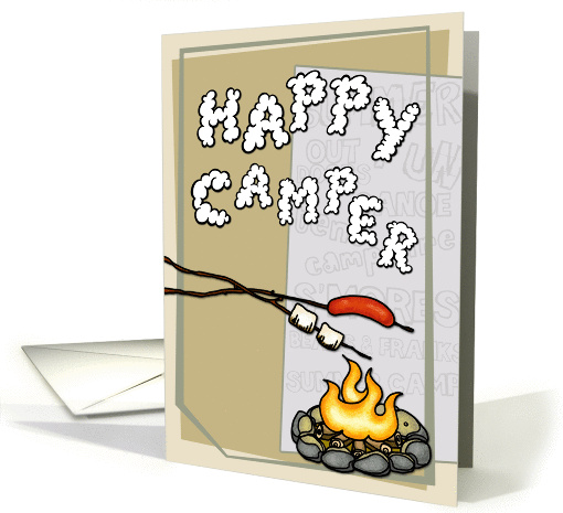 Happy Camper - Letter From Summer Camp card (1295936)