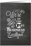 Blackboard Style Excellent - Admin Professionals Day card